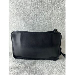Vintage Coach Bonnie Cashin Leather Clutch/Basic Bag Crossbody NYC Black 9455